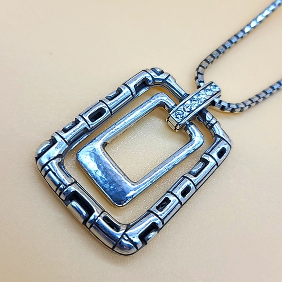 Brighton | Jewelry | Brighton Nexus Open Double Square Pendant W ...